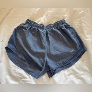 Nike dri-fit blue running shorts